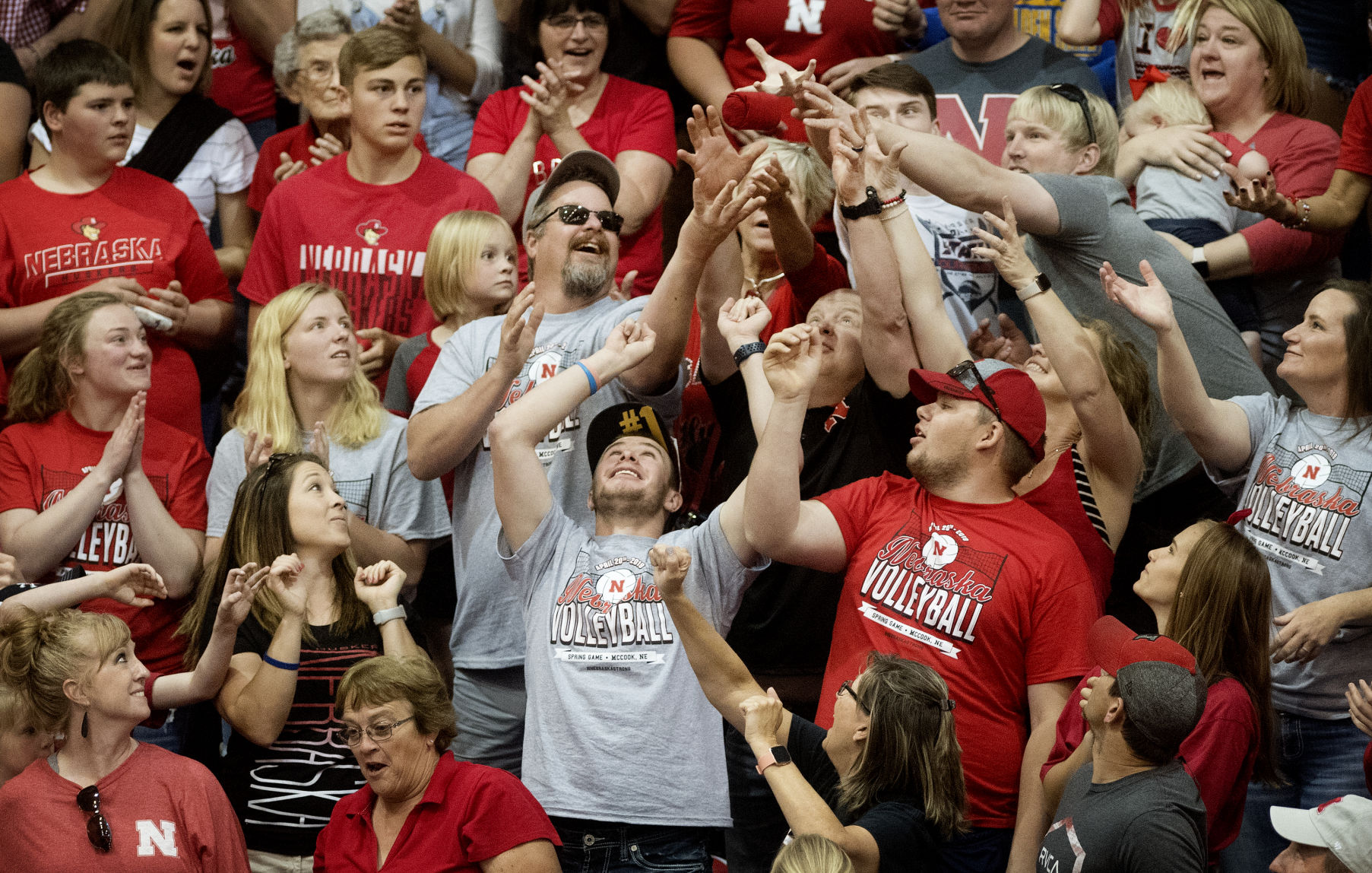 Nebraska Volleyball Spring Match, 4.20